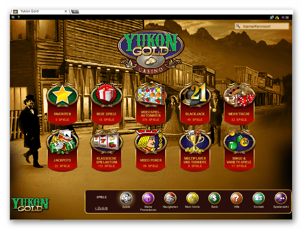 Visit Yukon Gold Casino Yukon Gold Casino Game Lobby Screenshot